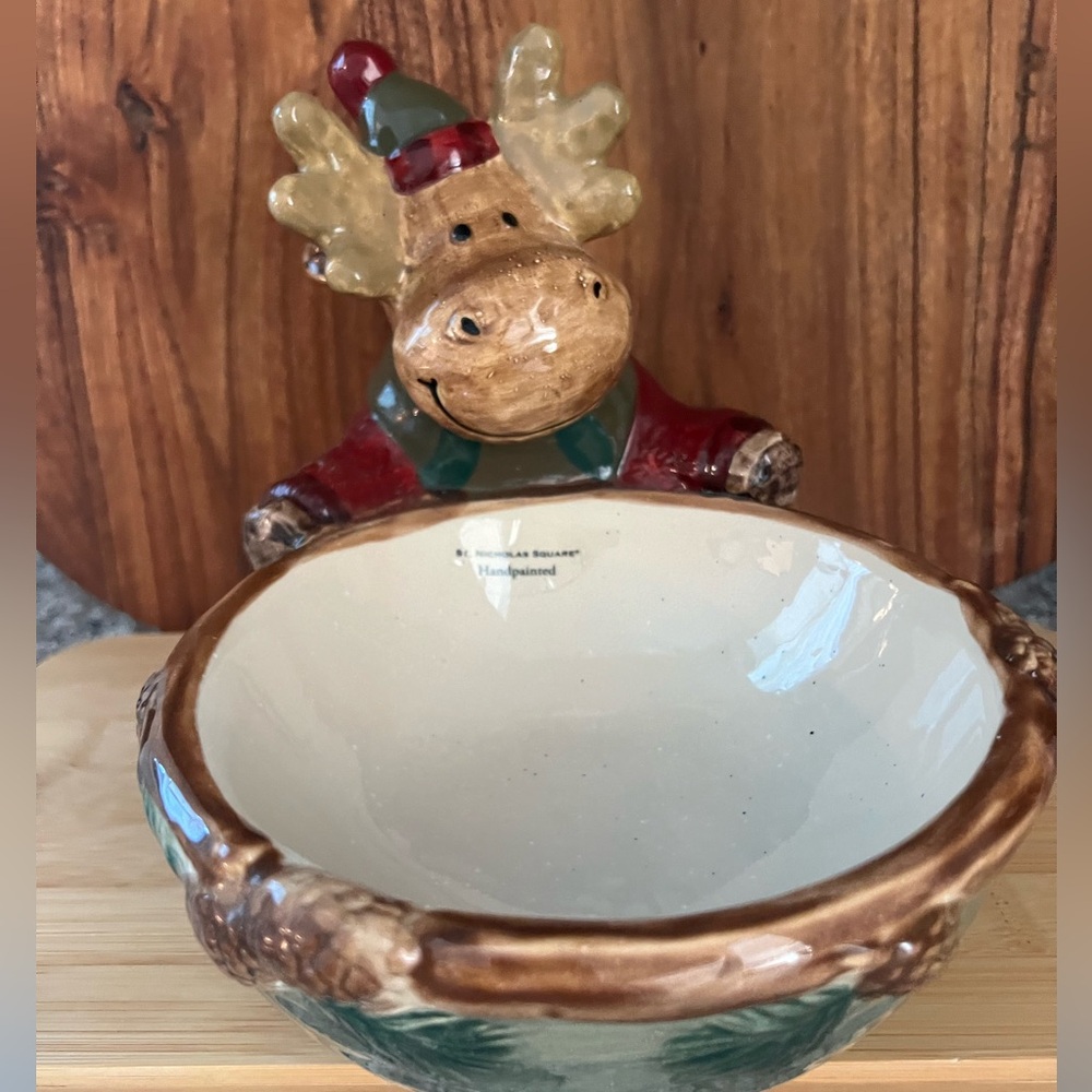 St. Nicholas Square Moose Candy Dish